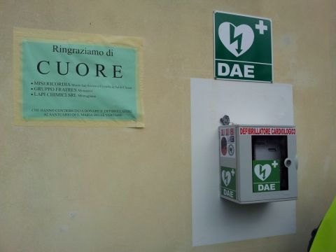 Il defibrillatore donato